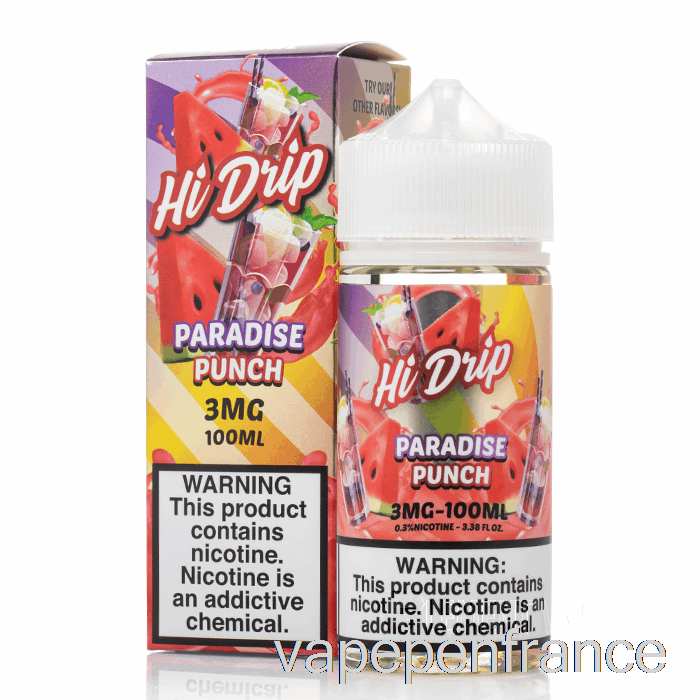 Paradis Punch - E-liquides Hi-drip - Stylo Vape 100 Ml 0 Mg